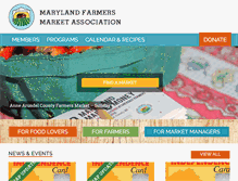 Tablet Screenshot of marylandfma.org